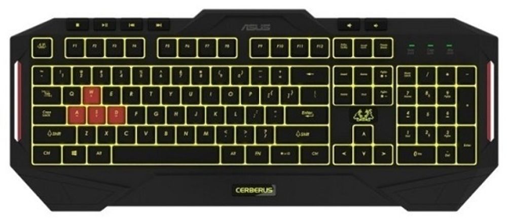 Клавитура Asus Cerberus MKII чёрная Клавитура Asus Cerberus MKII чёрная