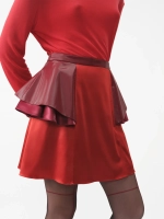 Юбка-мини с баской ОЛА ОЛА