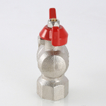 Кран шаровой Valtec BASE угловой с накидной гайкой 1" вн.-вн. (VT.266.N.0606)
