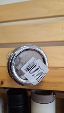 Термокружка Klean Kanteen TKWide Cafe Cap 16oz (473 мл) Brushed Stainless (витринный образец, потертости)