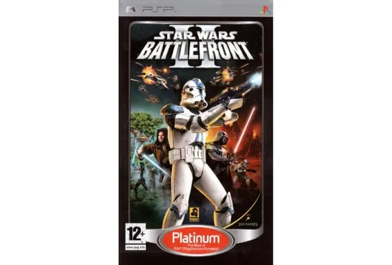 PSP Platinum Star Wars Battlefront 2 (Б/У, ULES-00183)
