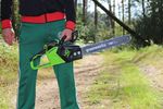Аккумуляторная цепная пила Greenworks GD40CS18, 2005807,40v, 40 см, без АКБ и ЗУ