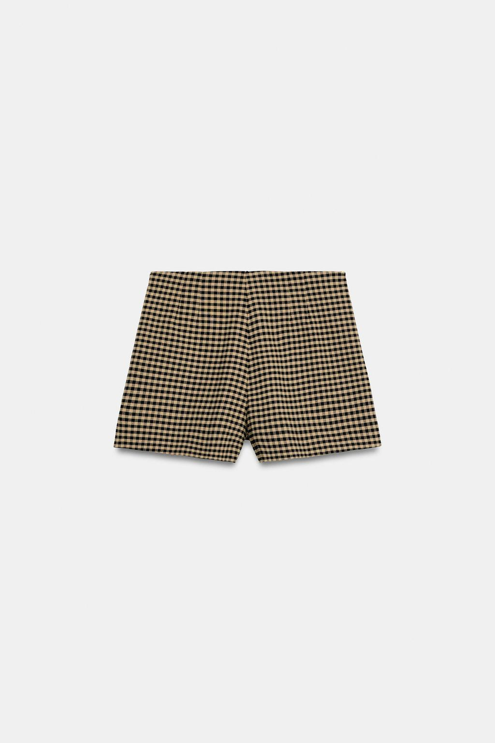 ZARA ШОРТЫ С ВЫСОКОЙ ПОСАДКОЙ, ГОРЧИЧНЫЙ