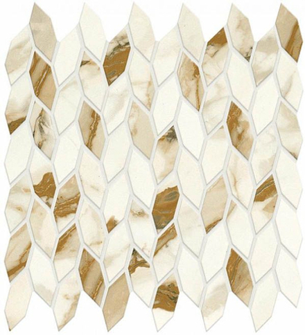 Мозаика Marvel Shine Calacatta Imperiale Mos. Twist Silk