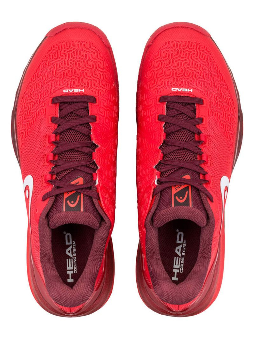 Мужские теннисные кроссовки Head Revolt Pro 5.0 - red/dark red
