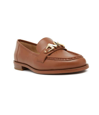 Кожаные мокасины shoe rubber Michael Kors - коричневый(40F3TGFP1L)