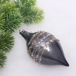 Набор украшений SHINE «Star Thread» 13,8х6,5 см (2 шт.), grey