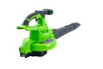 Аккумуляторный воздуходув пылесос Greenworks GD40BVK8, (2406907UH) ,40v, АКБ 8 А·ч и ЗУ