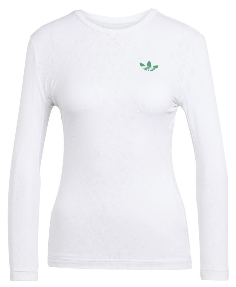 Женская теннисная футболка   Adidas Pro Climacool 3/4 Long Sleeve - white