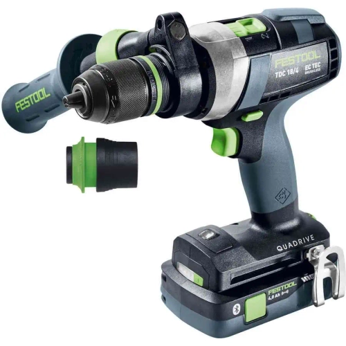 Аккумуляторная дрель-шуруповёрт QUADRIVE TDC 18/4 5,2/4,0 I-Plus FESTOOL 575602