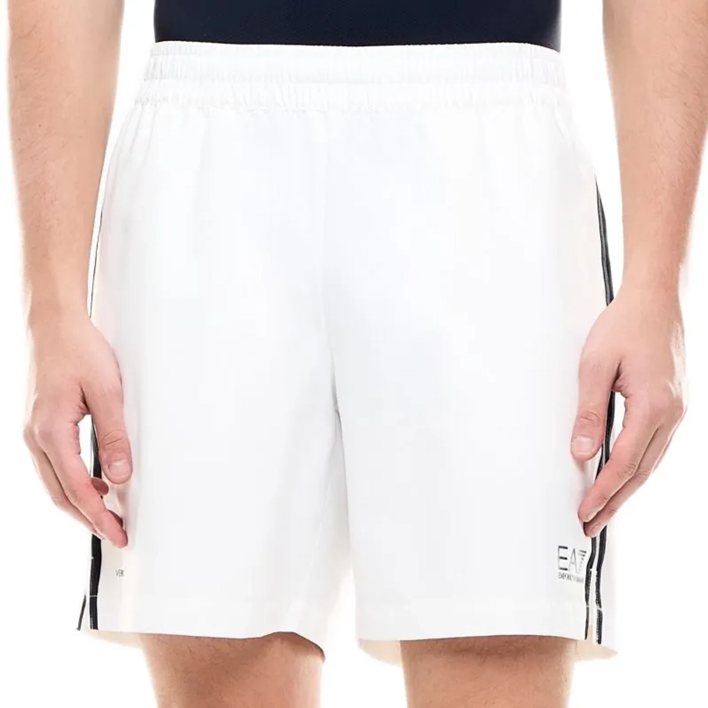 Теннисные шорты EA7 Man Woven - white