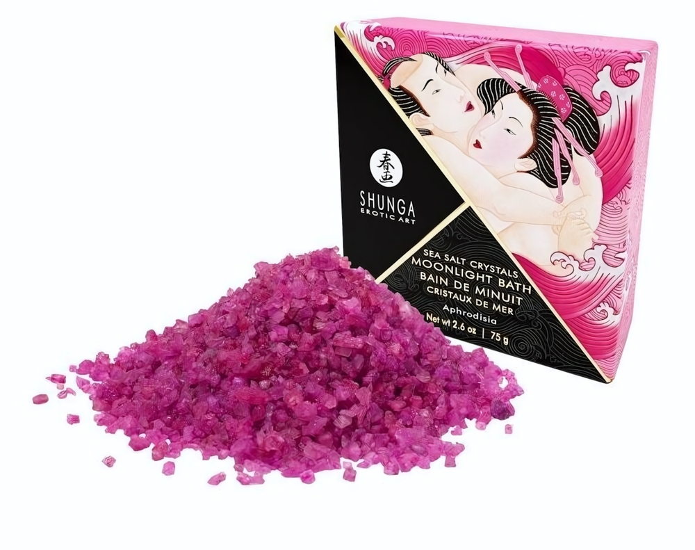 Соль для ванны Bath Salts Aphrodisia с цветочным ароматом - 75 гр. (Цвет: розовый)