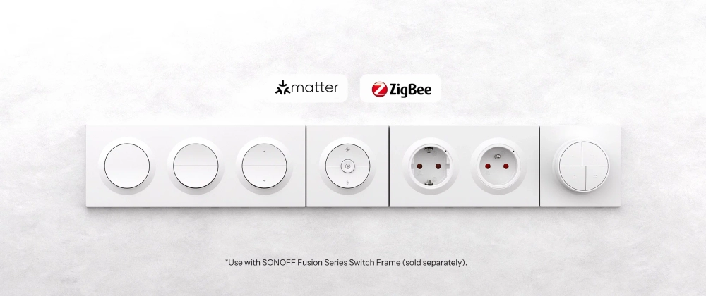 Выключатель для реле SONOFF E2GS (MINI-ZB/2GS DUO)