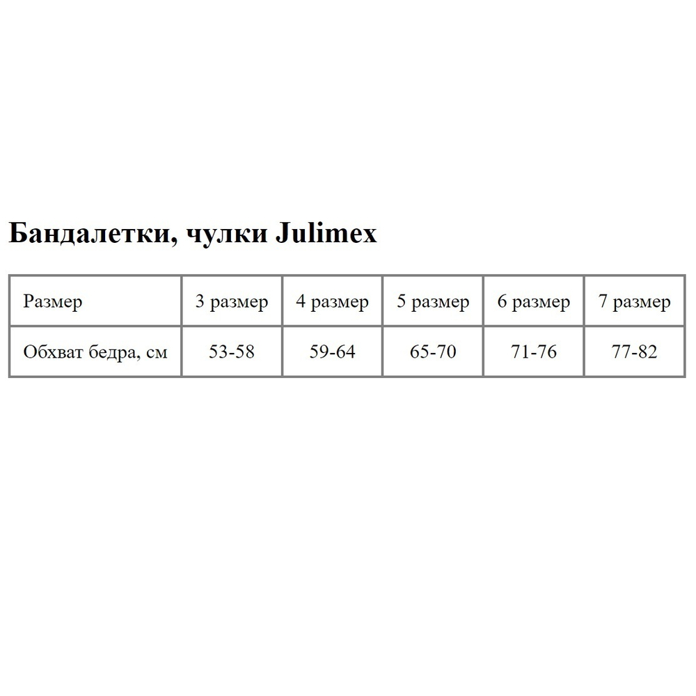 Бандалетки на бедра Comfort (Размер: 7 размер) (Цвет: черный)
