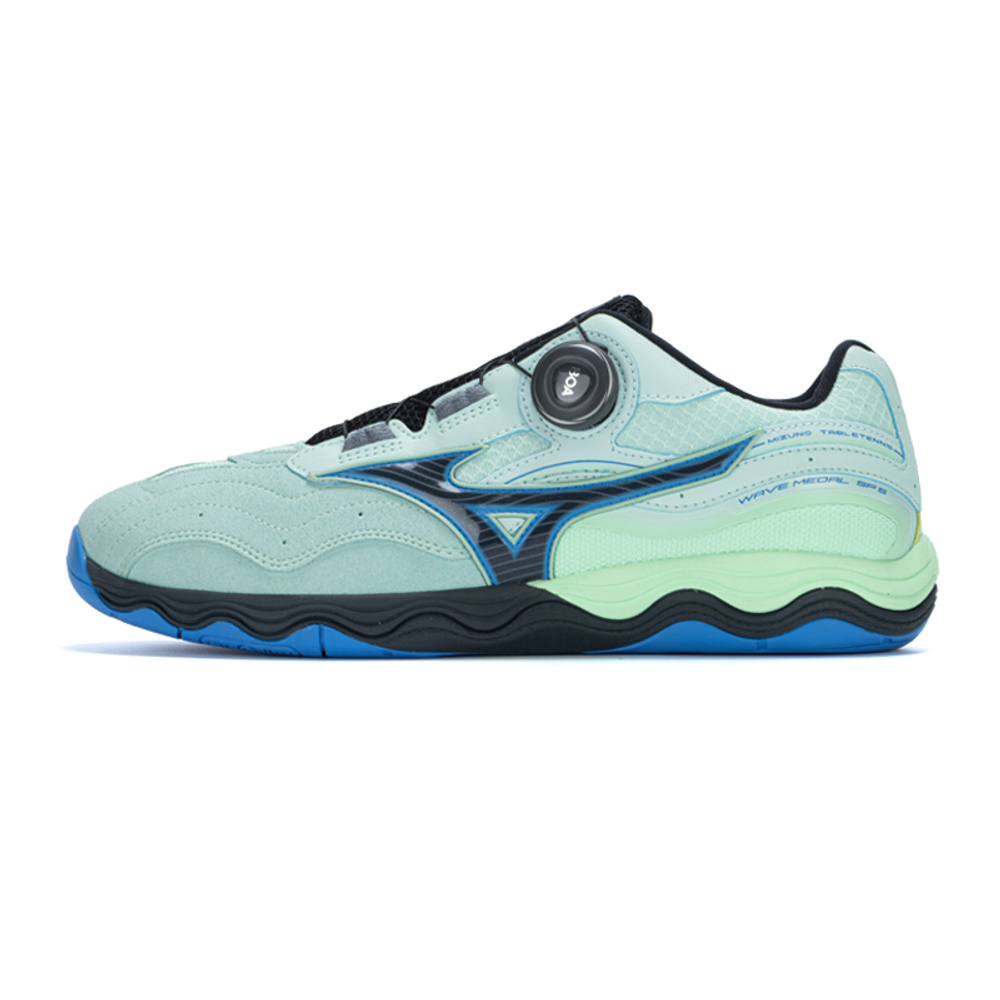 Mizuno Wave Medal Cushioning Slip Resistant Breathable Low top Training Shoes Unisex Phantom Blue Green