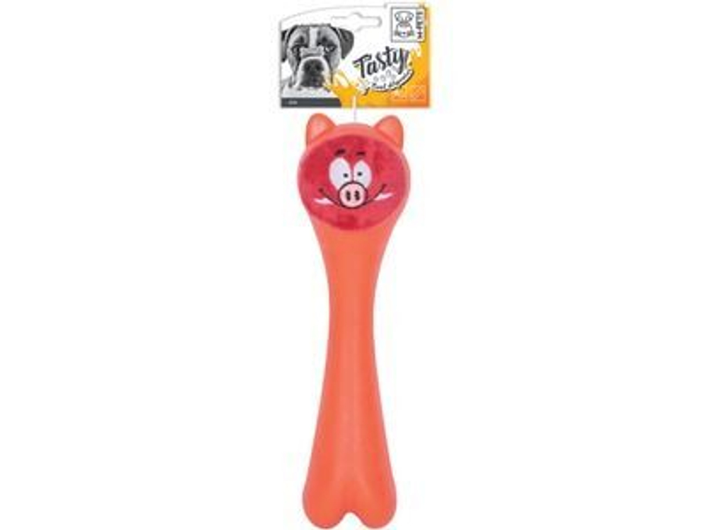 M-PETS Игрушка для собак с дозатором для угощений Роб, цвет оранжевый