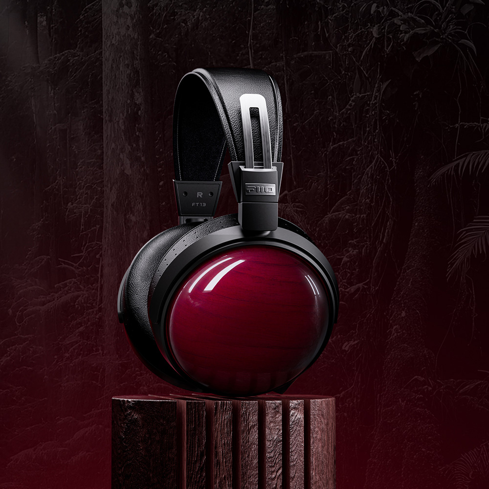 FiiO FT13 Вишневый [Cherry] — проводные полноразмерные закрытые наушники