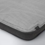 Подушка на стул IKEA JARPON / DUVHOLMEN (ЙЭРПОН / ДУВХОЛЬМЕН), Антрацит, 50х50 см