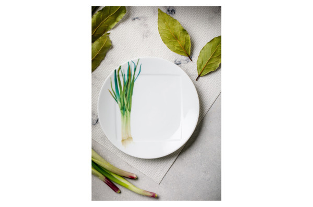 Тарелка десертная 16см Noritake Овощной букет Зеленый лук