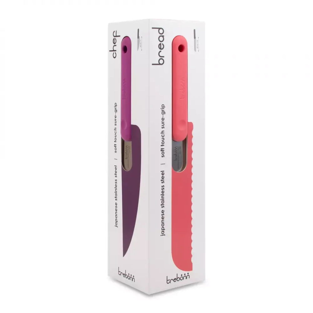 Набор ножей 4 предмета Trebonn Chopping boards and Knives