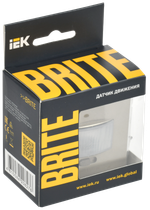 BRITE Датчик движения ДС10-1-БрШ шампань IEK