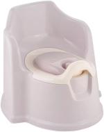 Горшок со спинкой Lalababy Protect Me серо-сиреневый с крышкой LA1042СРН