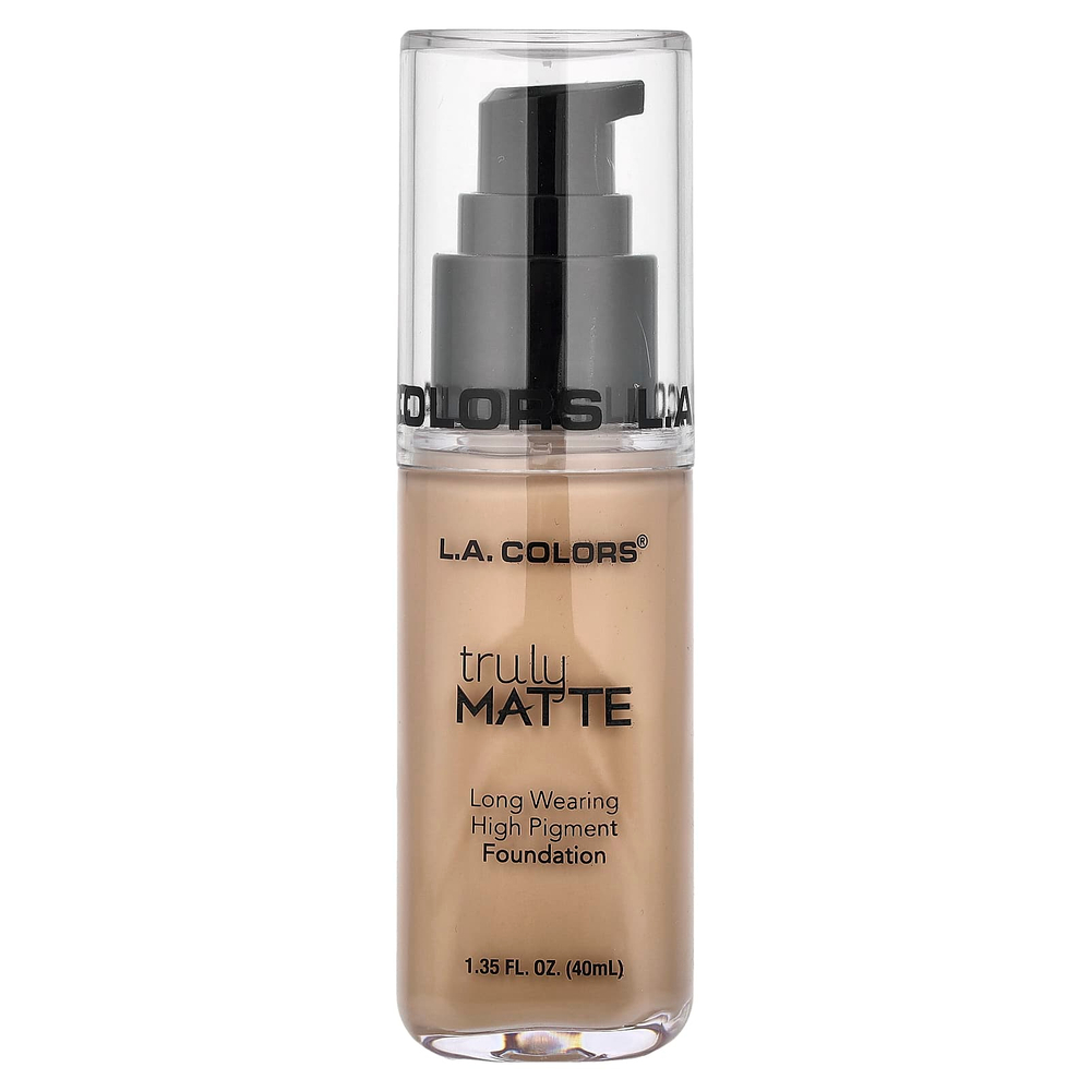 L.A. Colors, по-настоящему матовая тональная основа, CLM355, бежевый, 40 мл (1,35 жидк. унции)