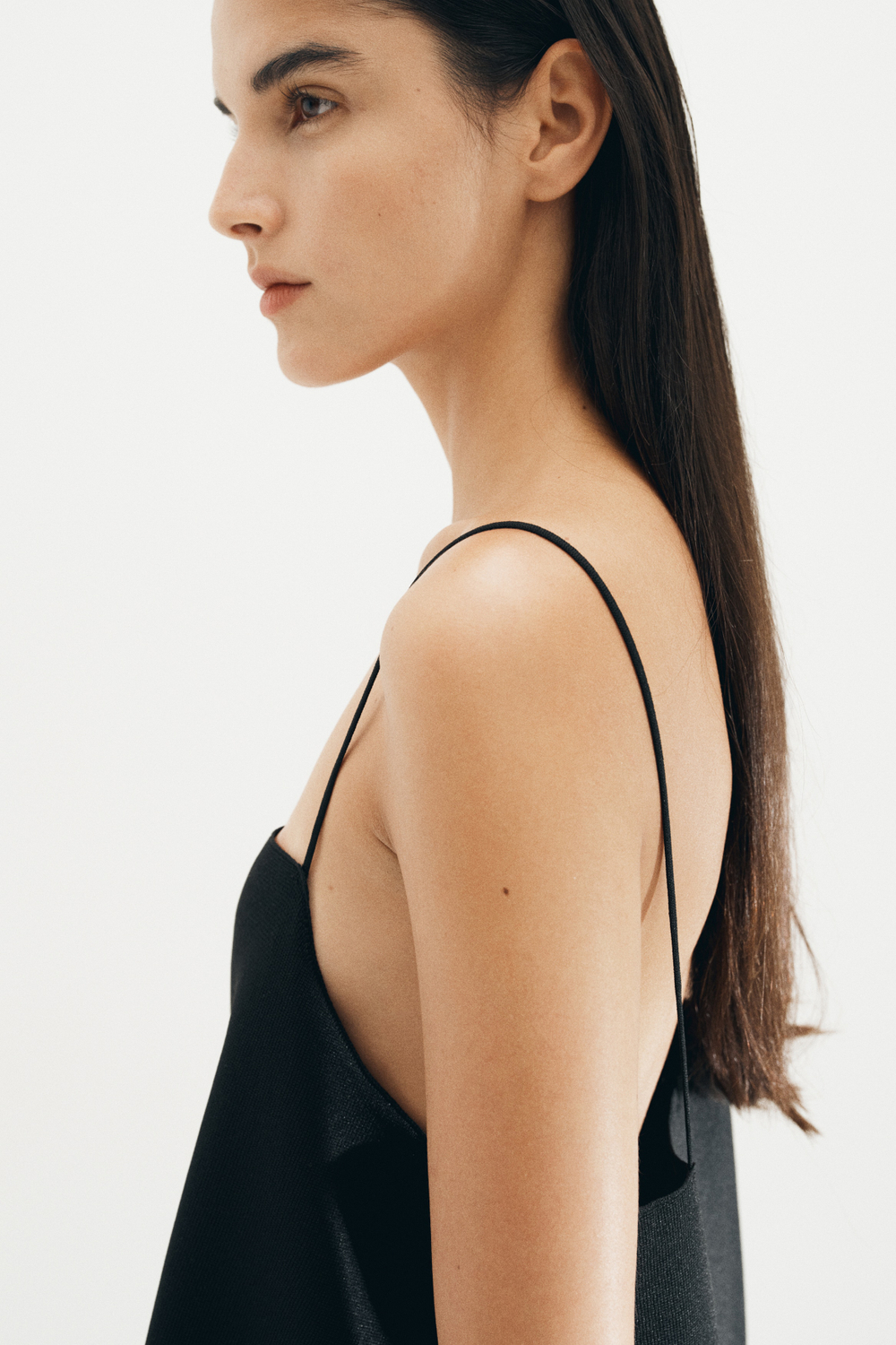 Тонкий трикотажный топ на бретелях — стандартная длина - H&M