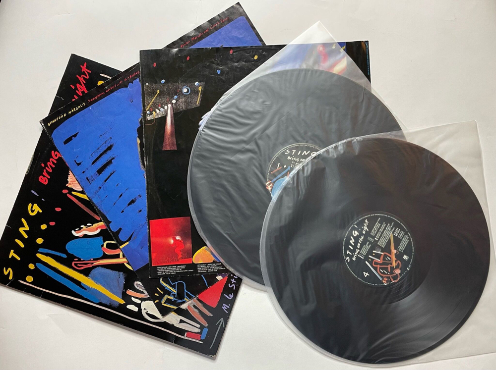 Винтажная виниловая пластинка LP Sting Bring On The Night 2LP (Germany 1986)