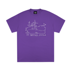 DRAW LOGO T-SHIRT PURPLE
