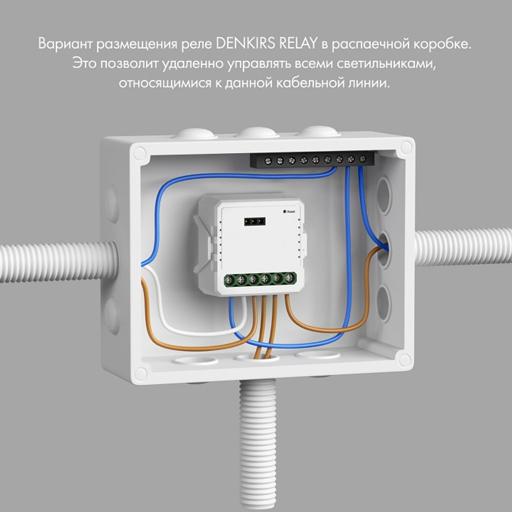 Контроллер-диммер Wi-Fi для смартфонов и планшетов Denkirs Relay RL1004-DM