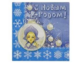 Салфетка С Новым Годом Зимняя Сказка 25см 12шт