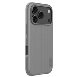 Чехол серого цвета (Titanium Gray) от Nillkin для смартфона iPhone 17 Pro Max, серия Super Frosted Shield Pro