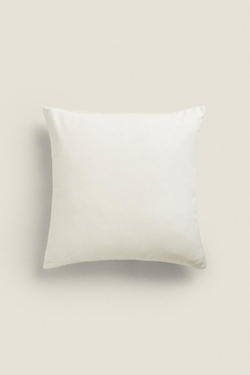 ZARA HOME ЧЕХОЛ ДЛЯ ДЕКОРАТИВНОЙ ПОДУШКИ В ПОЛОСКУ, ЭКРЮ