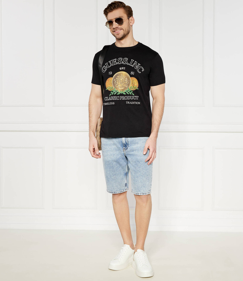 Футболка TIMELESS LOGO GUESS - черный(M4GI56 K9RM1)