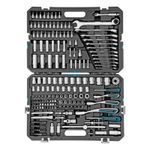 Набор инструментов, 1/2", 3/8", 1/4", CrV, 120 зубьев, 216 предметов Gross