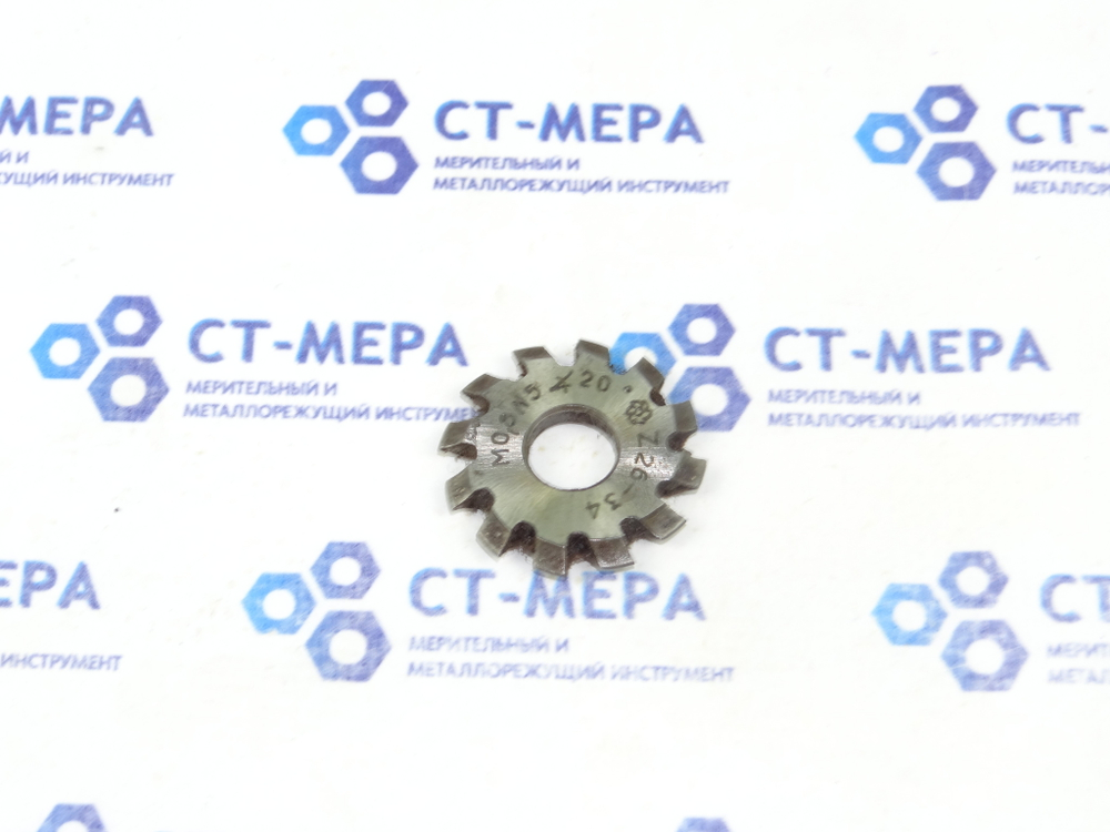 Фреза модульная М0.8 №5 z=12 dпос=10 D=30
