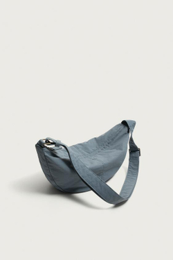 ZARA НЕЙЛОНОВАЯ СУМКА S, СИНИЙ