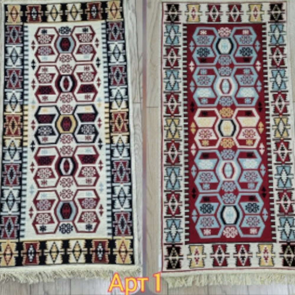 Коврик интерьерный с бахромой ВОСТОК (VOSTOK) 80*150 двухсторонний 1
