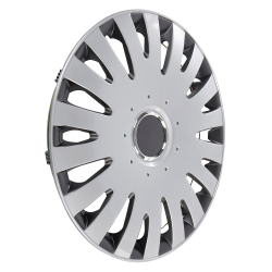 Колпаки R15 Vega 4шт (серебристо-черно матовые) ABS-пластик ARNEZI A0702058