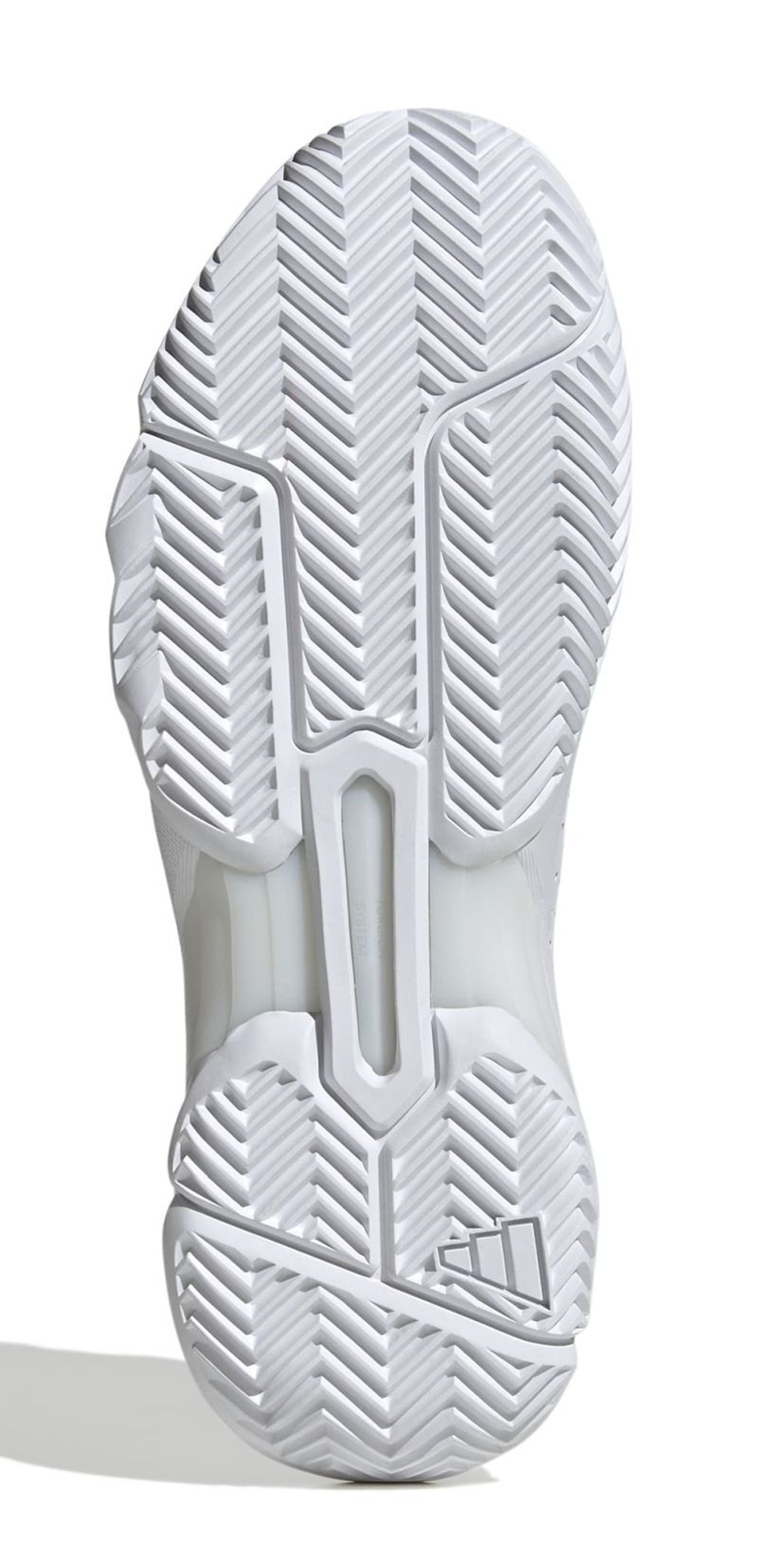 Мужские кроссовки теннисные Adidas CourtJam Control 3 Premium - cloud white/cloud white