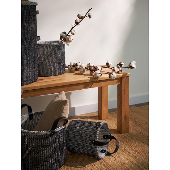Корзина для хранения sustainable collection, D22х23 см, черная