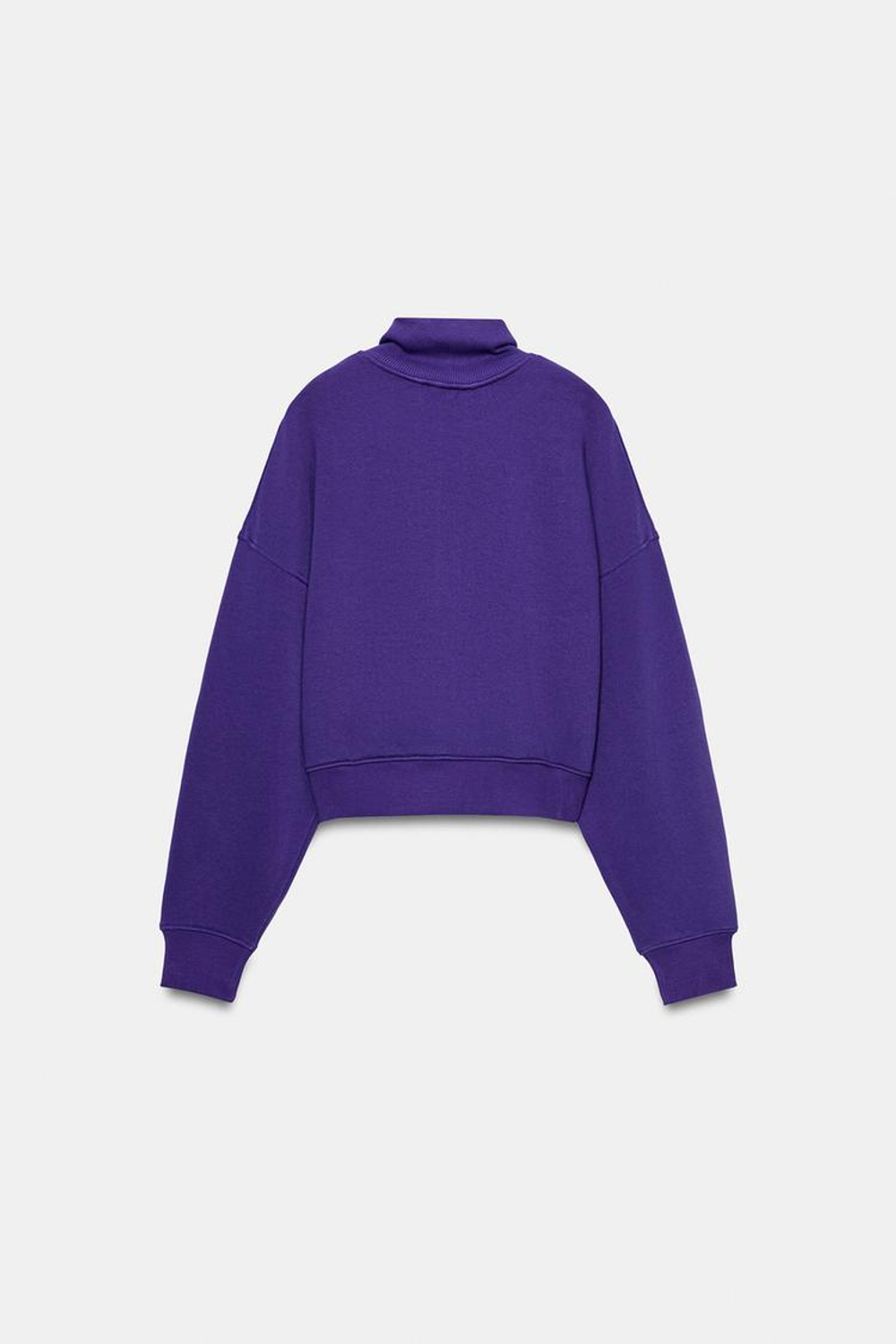 ZARA ТОЛСТОВКА С МОЛНИЕЙ, МОРСКОЙ СИНИЙ