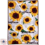 Полотенце кухонное «Summer - Подсолнухи» 40*57 см, микрофибра 200 гр/м2