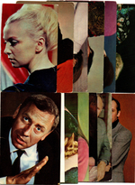 №135 Открытки Артисты и актёры СССР 1970–1980-е г. 25 штук. Цветные, чистые, без повторов