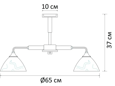 Потолочная люстра Arte Lamp MATTHEW A5032PL-3BR, 3хE27