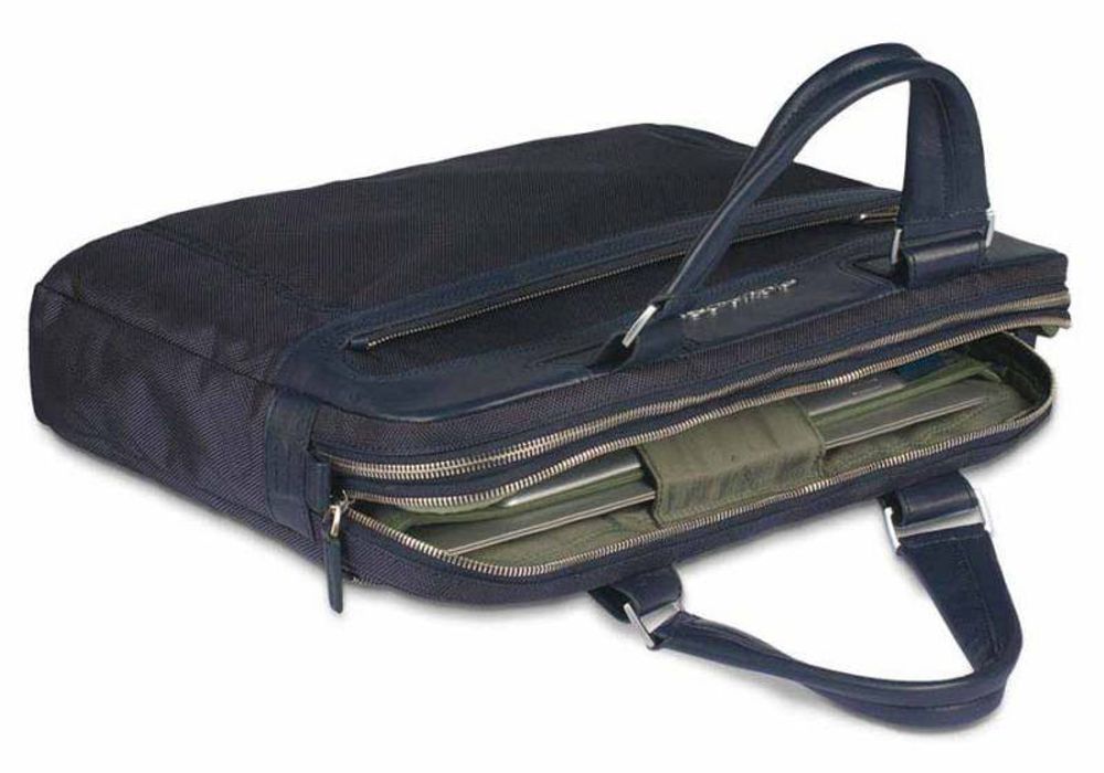 Сумка мужская Piquadro Link синяя кожа и ткань (CA3339LK/BLU2)