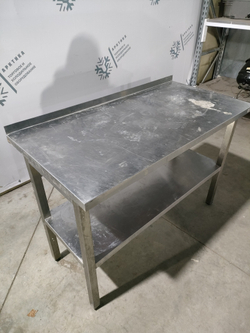 Стол из нержавеющей стали 1200х600х860 (основание профиль 4х4)