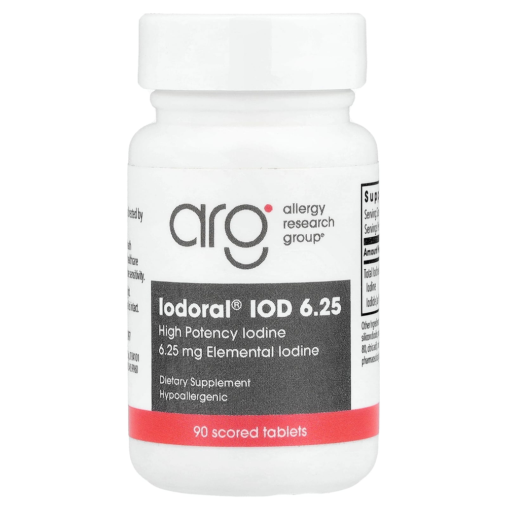 Optimox, Iodoral®, IOD 6.25, 90 делимых таблеток