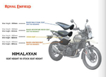 Водительское сиденье Royal Enfield, тип - "Adventure", черного цвета, арт. KXA00427